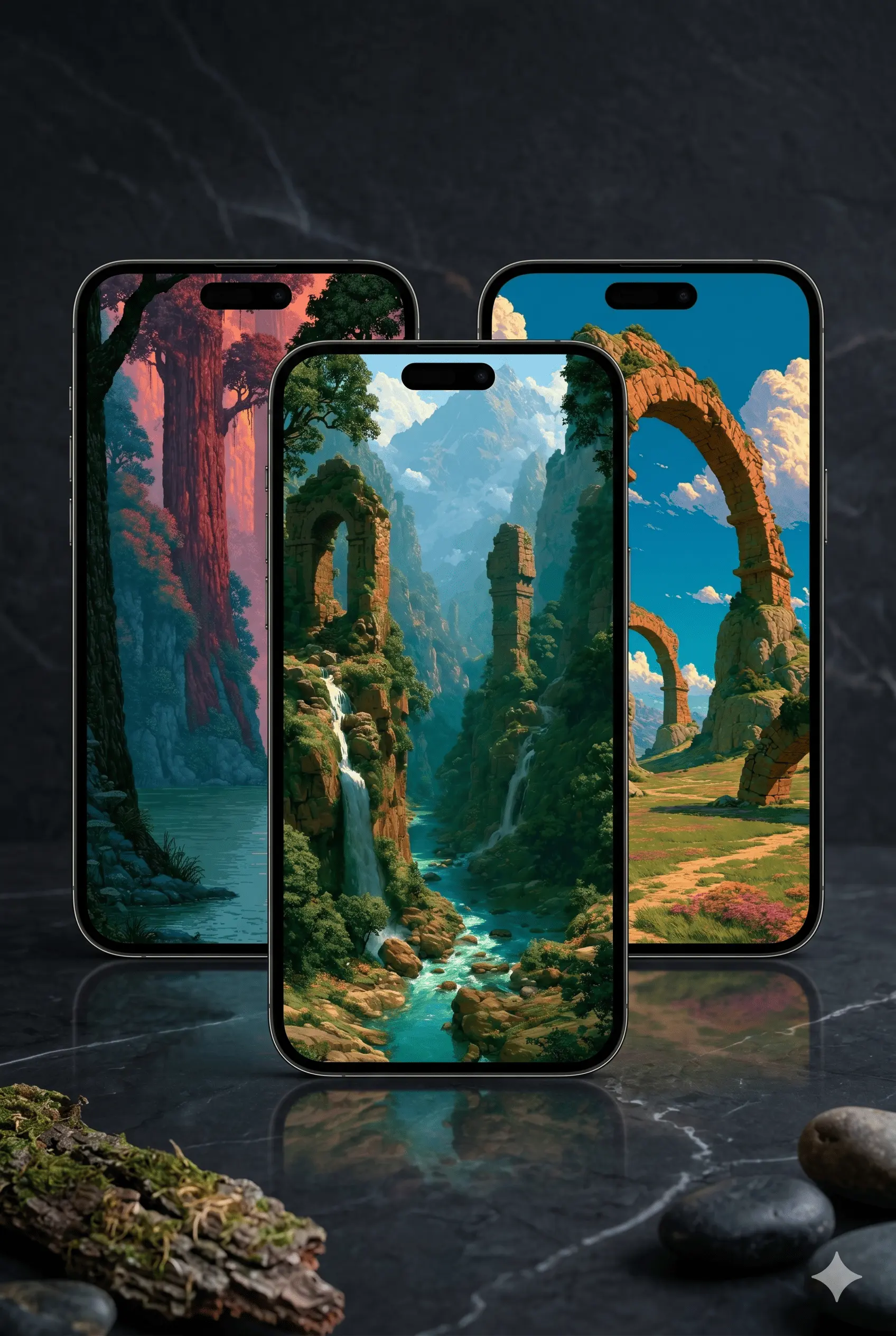 Nature wallpaper pack preview